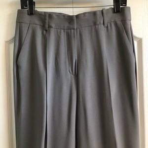 Armani grey pleated front trousers